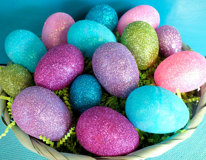 How To Make Glitter Easter Eggs - Simplemost