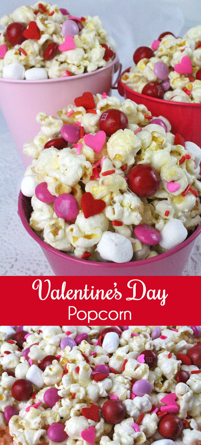 Valentines Day Popcorn - Two Sisters Crafting