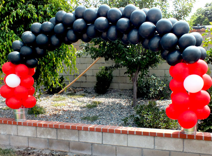 Mickey Mouse Balloon Arch Two Sisters