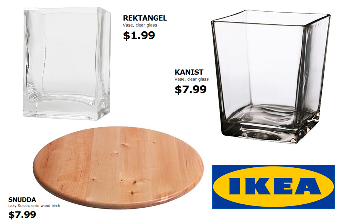 2 Ikea Rektangel Clear Glass Vases Home Da C Cor Home Home Garden