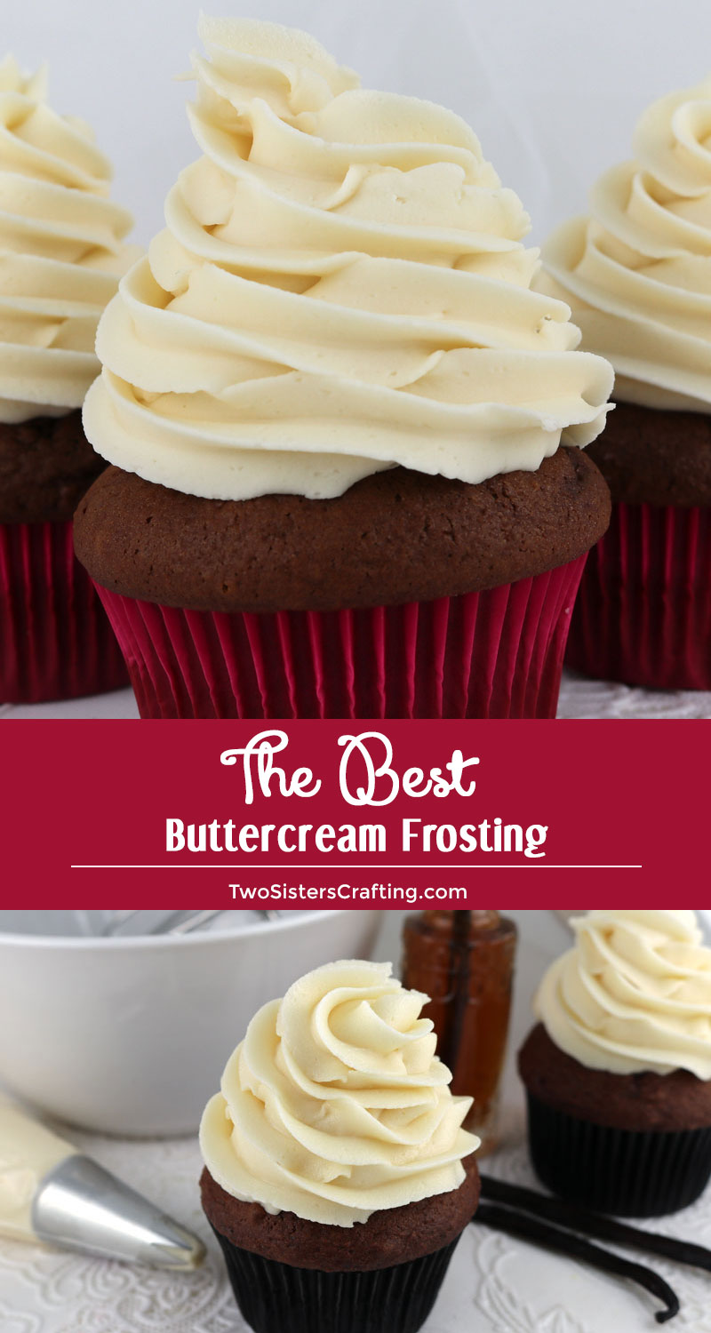 The Best Buttercream Frosting - Two Sisters