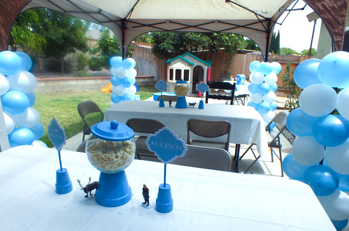 Disney Frozen Party Decoration Ideas - Two Sisters