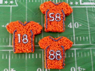 Denver Broncos Rice Krispie Treats