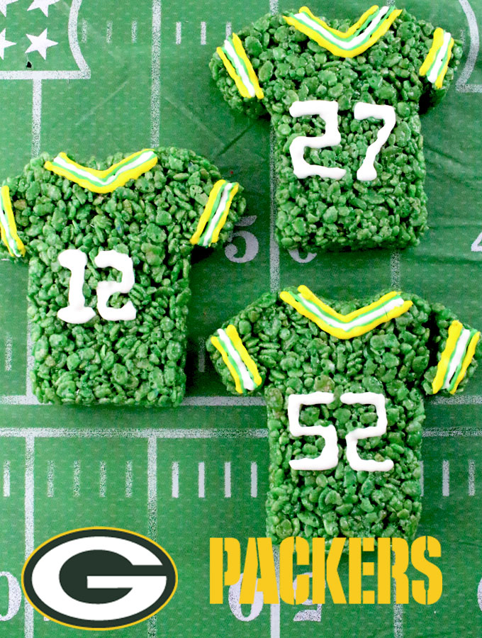 Green Bay Packers Rice Krispie Treats | Fun And Yummy Rice Krispie Treats