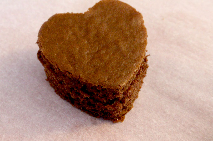 Chocolate Hearts Cake Bites