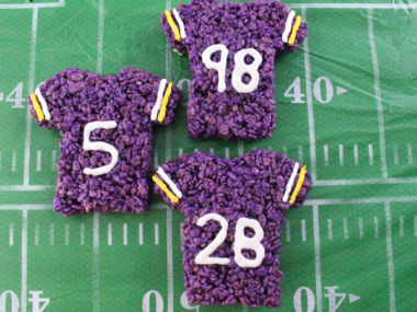 Minnesota Vikings Rice Krispie Treats