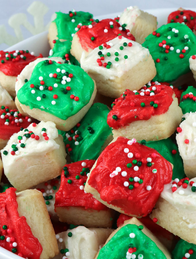 Christmas Sugar Cookie Bites - Two Sisters