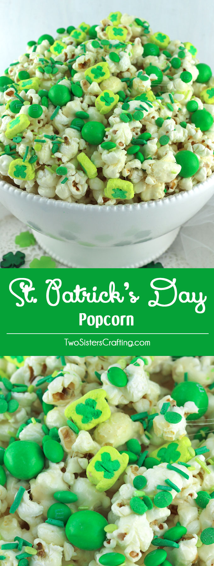 St. Patrick's Day Popcorn - Two Sisters