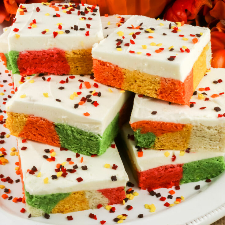 Harvest Marble Sugar Cookie Bars