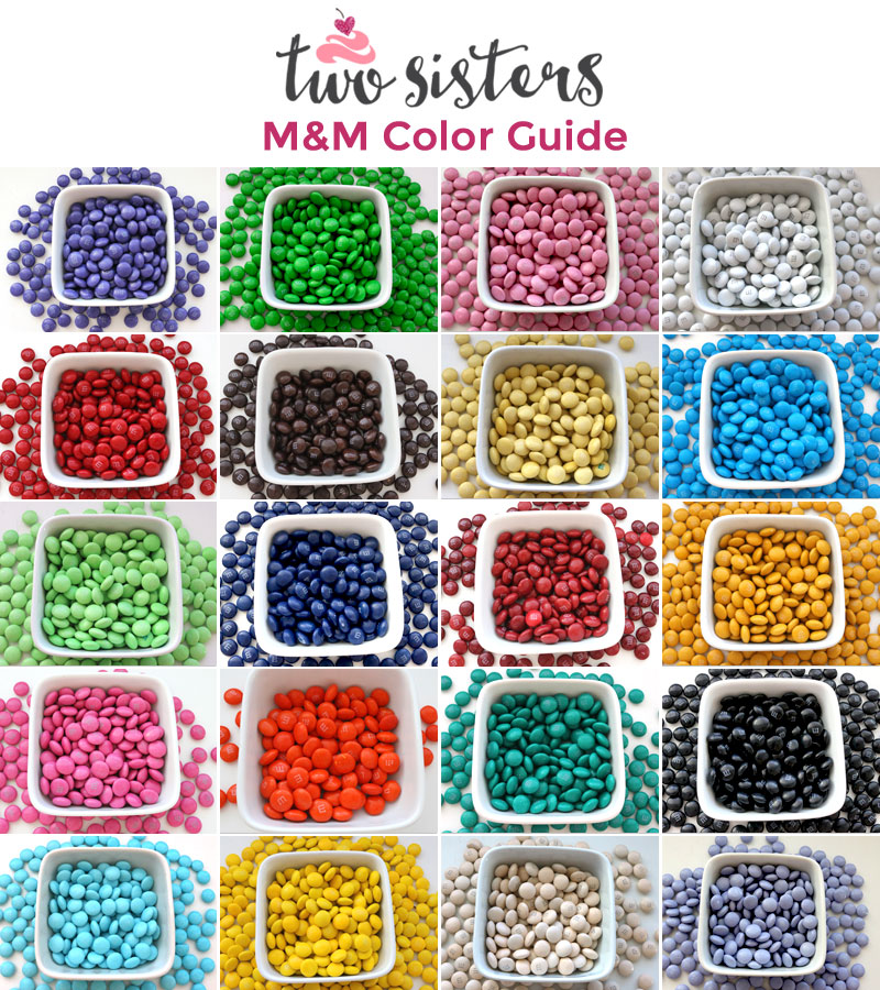 M&M Color Guide  Two Sisters