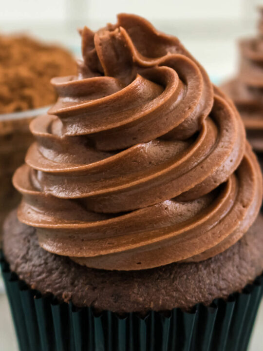 The Best Chocolate Cream Cheese Frosting - Two Sisters