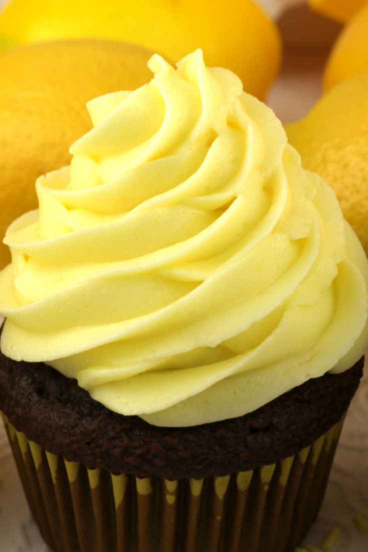 The Best Lemon Buttercream Frosting - Two Sisters