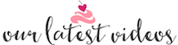 VALENTINES CAKE BITES two sisters video logo