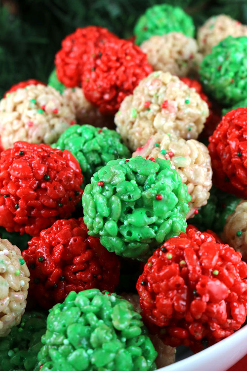 Our Best Christmas Rice Krispie Treats - Two Sisters