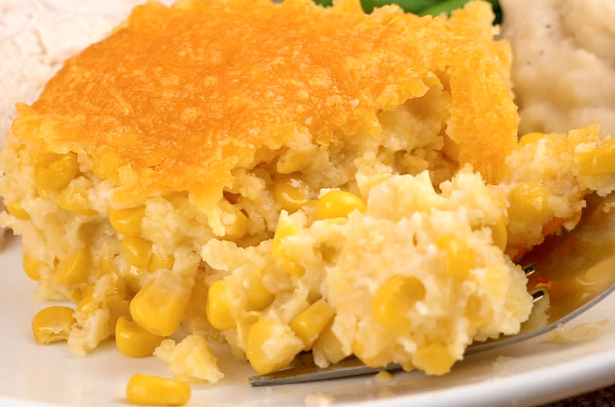 Corn Casserole for the Holidays Two Sisters