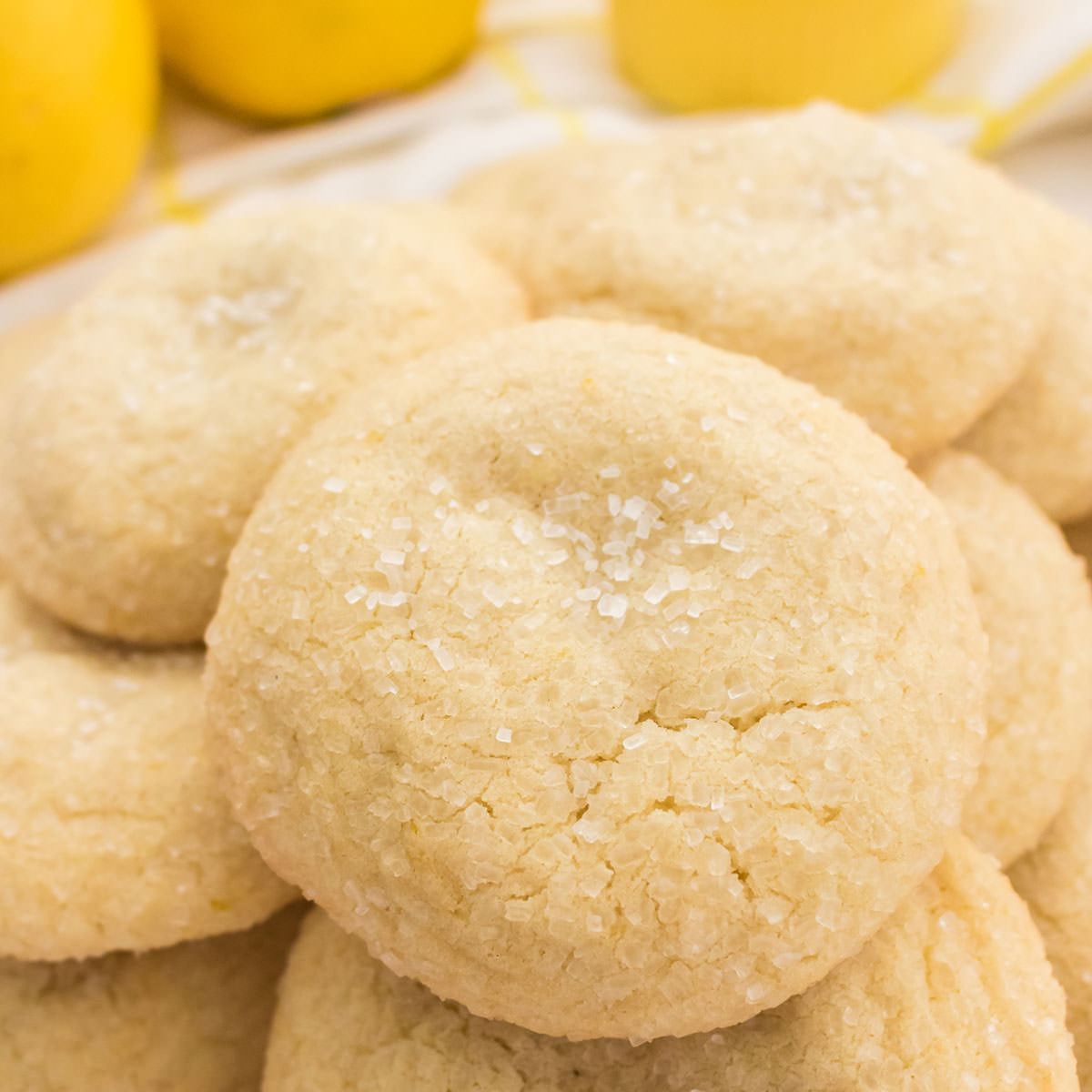Lemon Sugar Cookies - Two Sisters
